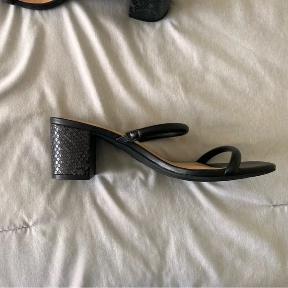 Black Wide width mule heel - Picture 4 of 4